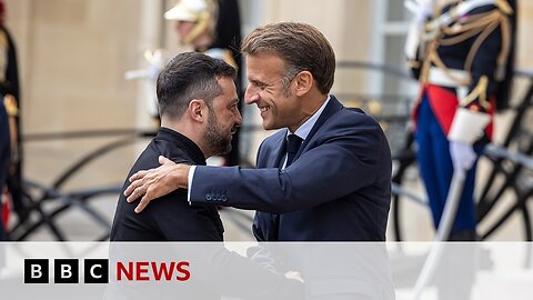 Zelensky meeting world allies in France | BBC News