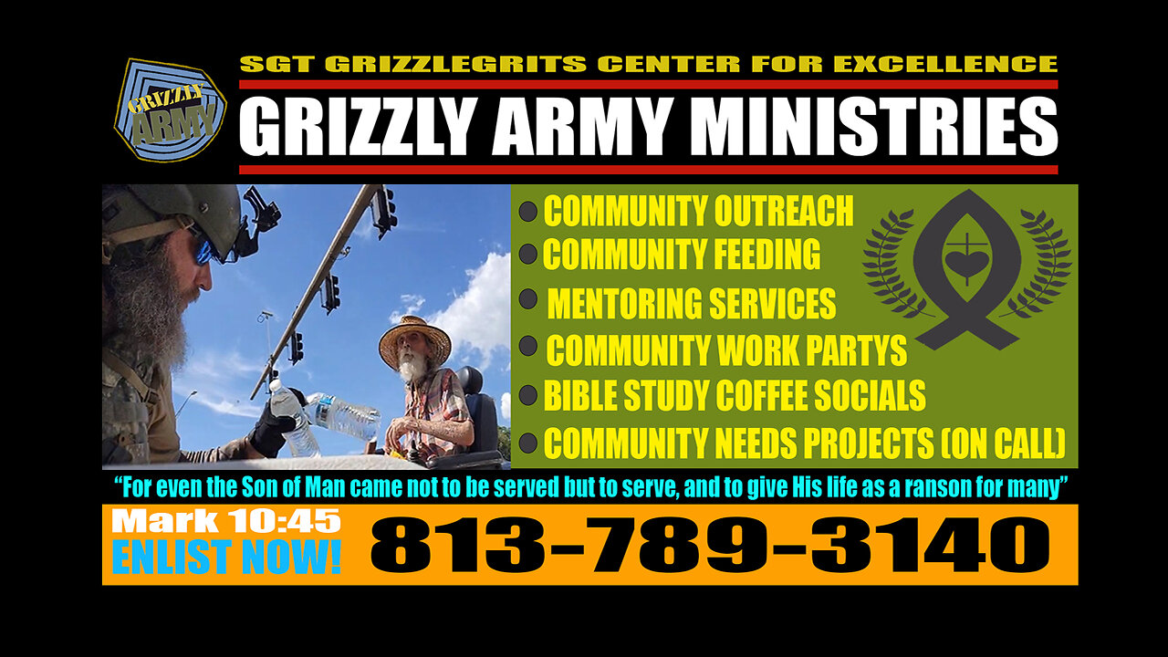 WHY GRIZZLY ARMY MINISTRIES?