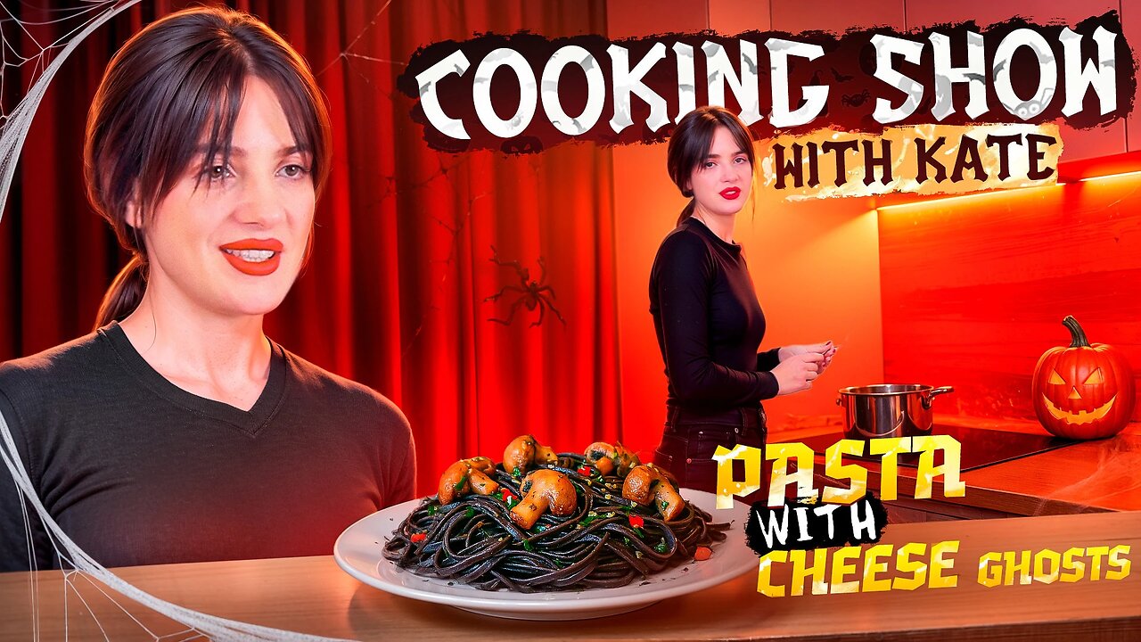 Cooking with Kate- Spaghetti with Ghosts