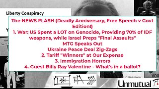 Liberty Conspiracy LIVE 8-21-25 IDF Moves On Genocide, Ukraine Insane, Ballots n Billy Ray
