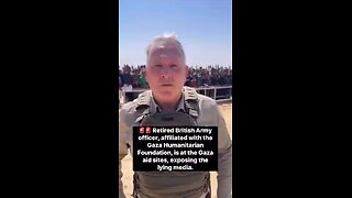 Truth: Richard Kemp, retired British colonel working for the American aid organization GHF in Gaza.