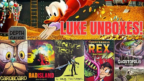 LUKE UNBOXES! (A Doug TenNapel QUINTET!)