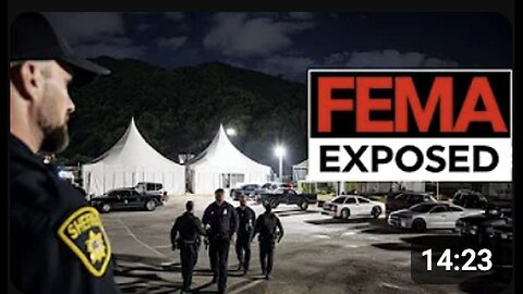 "Resident Reveals FEMA's Unusual Activities Conducted in Darkness"