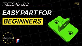 👨‍🎓 FreeCAD 1 - FreeCAD Part Design Tutorial - FreeCAD Hole Tutorial - What Is A Counterbore Hole