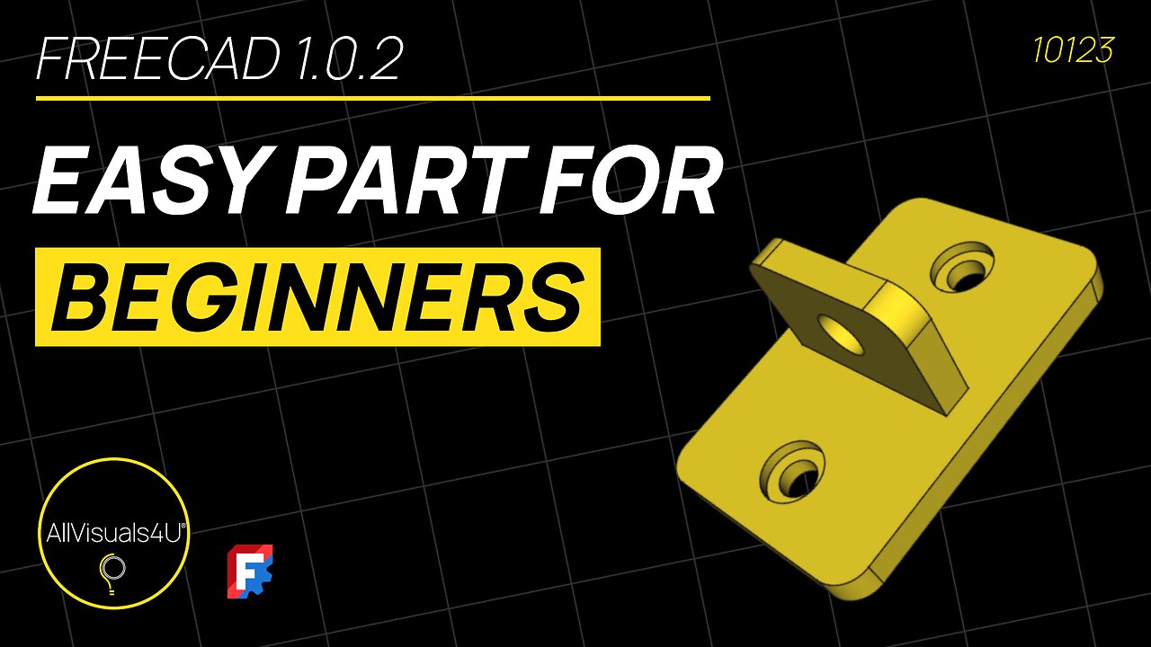 👨‍🎓 FreeCAD 1 - FreeCAD Part Design Tutorial - FreeCAD Hole Tutorial - What Is A Counterbore Hole