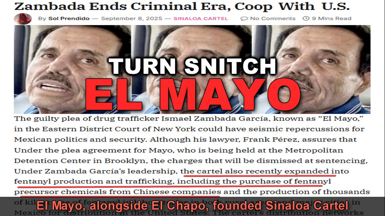 El Mayo, Co-Founder Sinaloa Cartel, Turned Snitch