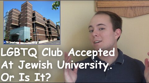 LGBTQ Club Accepted At Jewish University. Or Is It?
