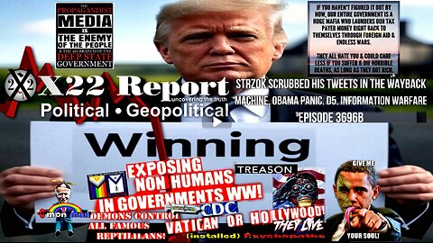 Ep 3696b - Strzok Scrubbed His Tweets In The Wayback Machine, Obama Panic, D5, Information Warfare