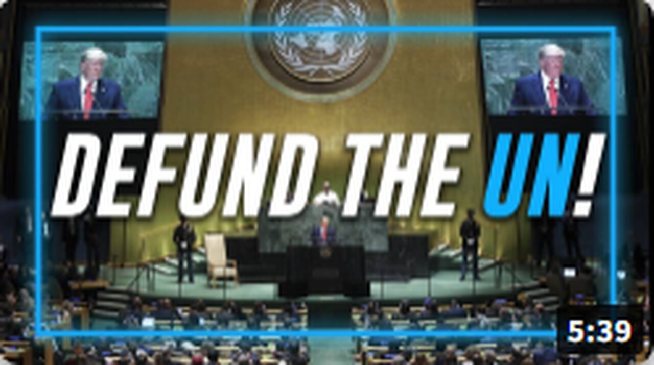 EXCLUSIVE INTEL: High-Level Sources Tell Alex Jones That President Trump Is Looking To Defund The UN After His Historic Exit From World Trade Organization!