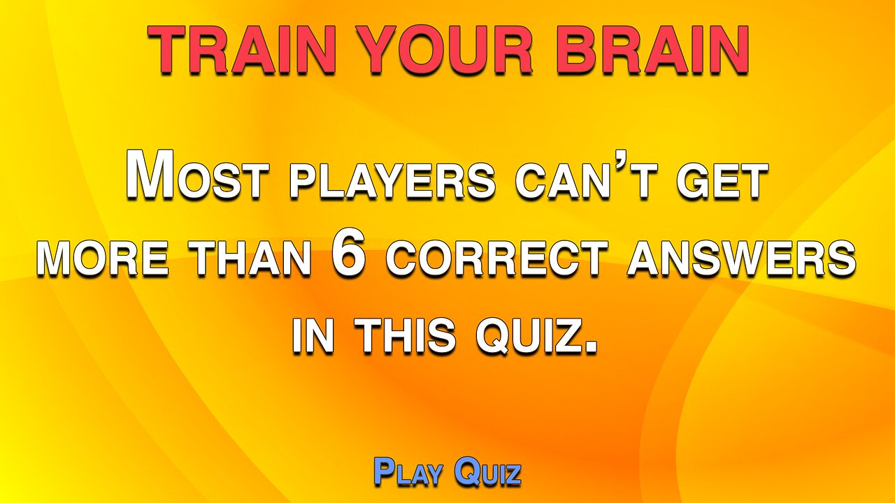 Train Your Brain