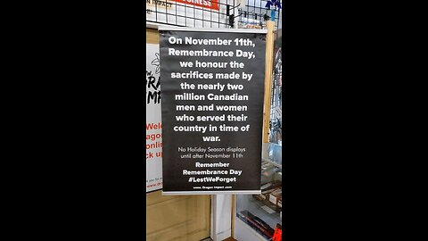 For us, our Canadian customers come before money. #lestweforget #canada #bc #rememberance #victoria