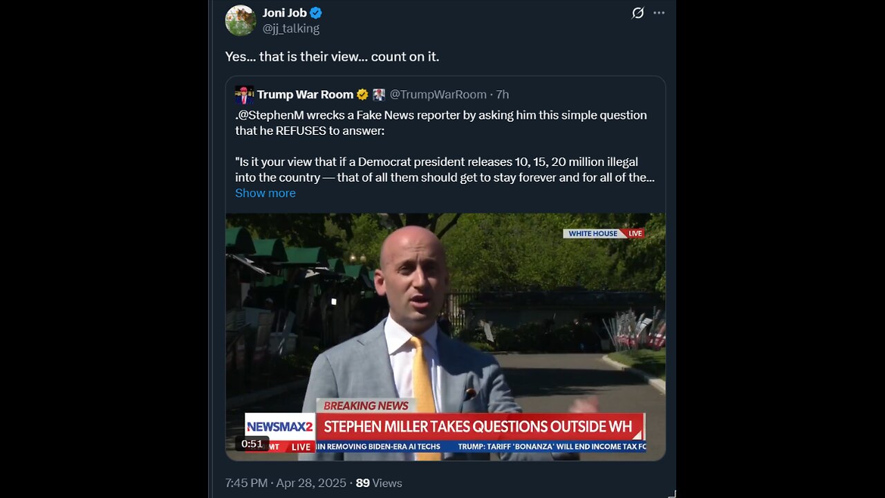 .@StephenM wrecks a Fake News reporter by asking him this simple question that he REFUSES to answer: