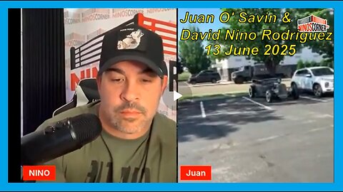 #%Nino #%Juan - 'Israel Bombs Iran - Tehran On Fire - Operation End Game Begins'%#
