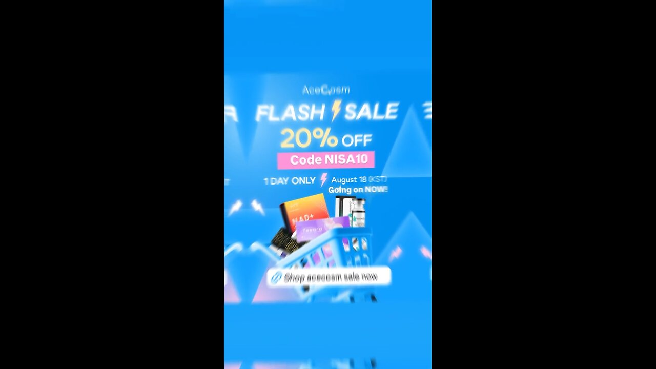 FLASH SALE AT ACECOSM GOING ON NOW