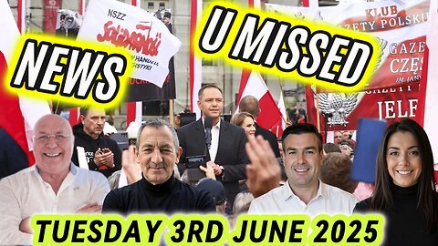 CHARLIE WARD DAILY NEWS WITH CHARLIE WARD, PAUL BROOKER & WARREN THORNTON TUESDAY 3RD JUNE 2025