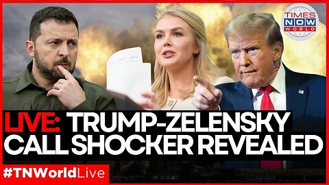 LIVE | WATCH: White House Drops SHOCKING Trump-Zelensky Call Details! | World News Live