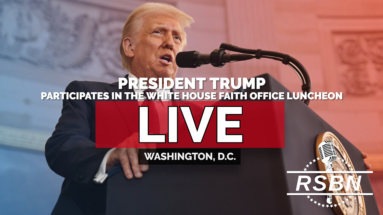 LIVE REPLAY: President Trump Meets with the NATO Secretary General; Participates in a Faith Event - 7/14/25