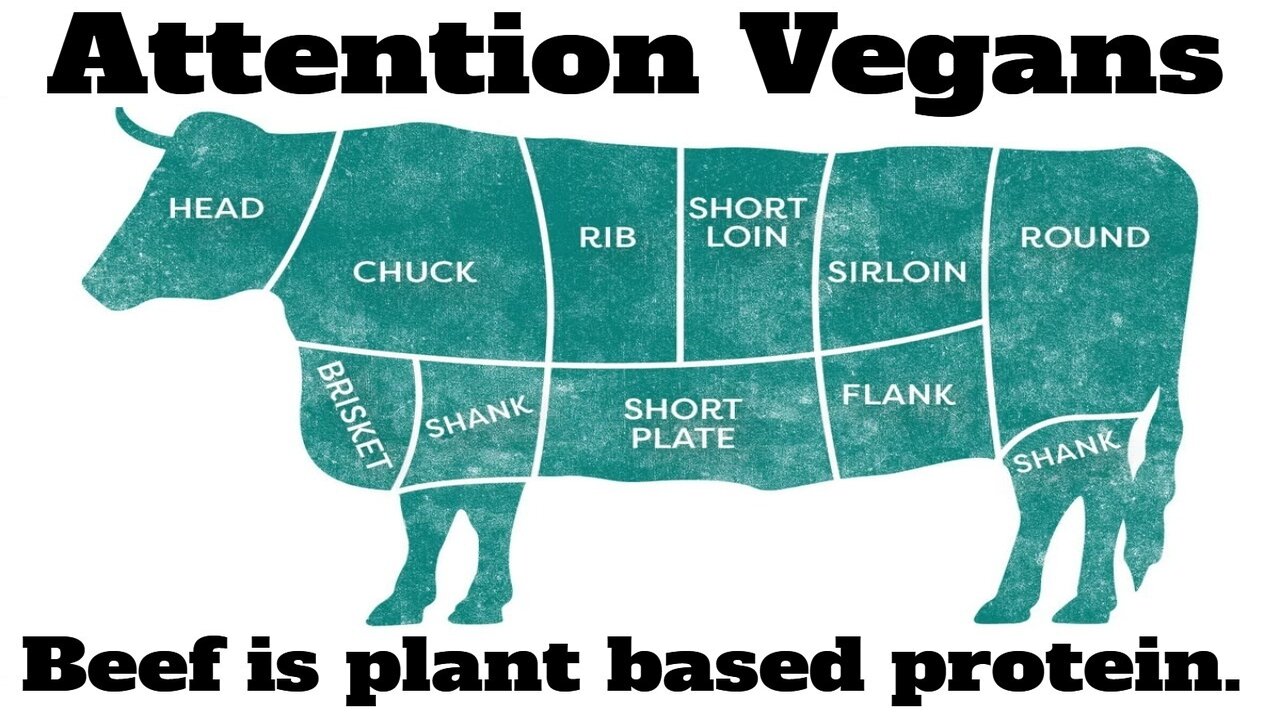 Attention Vegans: Beef is Plant-based Protein