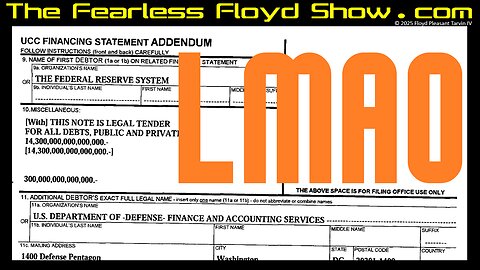 $14 Quadrillion in Arms & Legs? Fearless Floyd DEBUNKS the UCC-1 & UCC-1ad