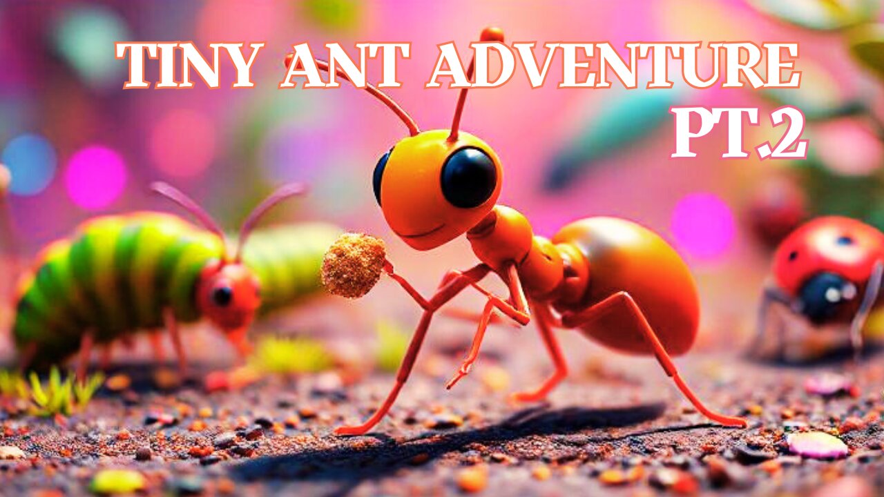 A Toddler Song About an Ant and Nature - Tiny Ant Adventure Pt 2!
