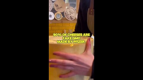 90% Of Cheese Are Fake GMO Made By Pfizer. Read The Labels Before You Purchase Cheese!