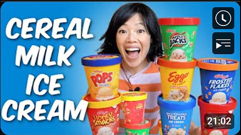 🍦Do These Cereal Milk Ice Creams Taste Like CHILDHOOD?! 🤯 | Kellogg’s Tasting Test! 🥣✨