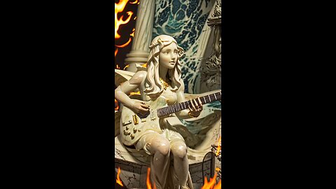 When the Muse of Rock finally awakens. 🏛️🎸