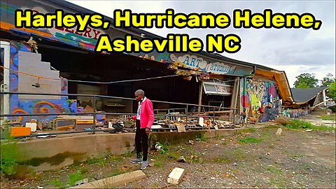 Harleys, Hurricane Helene, And The Asheville NC Art District