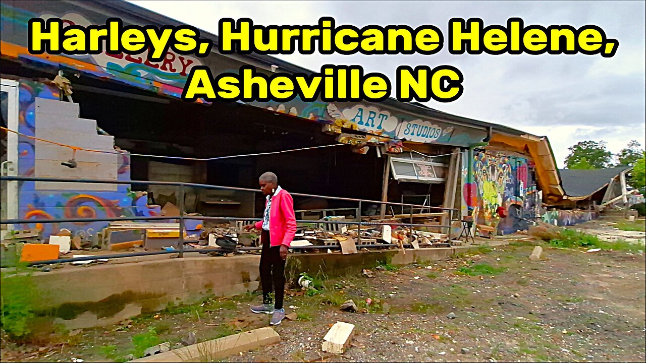 Harleys, Hurricane Helene, And The Asheville NC Art District