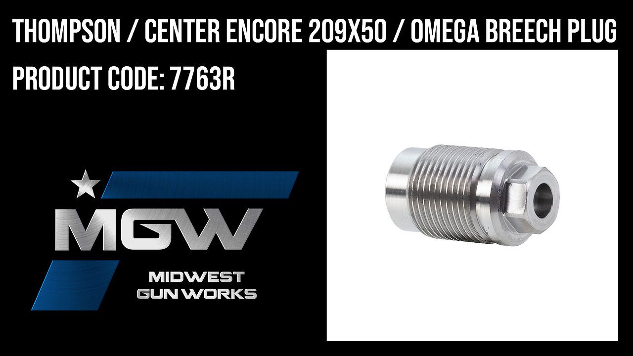 Thompson / Center Encore 209x50 / Omega Breech Plug - 7763R