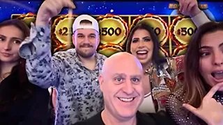 WE WON THIS MASSIVE DRAGON LINK JACKPOT ON LADY LUCK HQ'S BIRTHDAY!