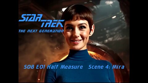 Star Trek The Next Generation S08E01 Half Measure Scene 4--Mira