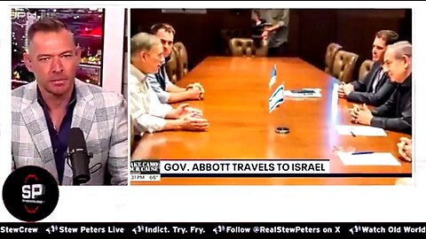 STEW PETERS GOES OFF ON GOVERNOR GREG ABBOT - “ZIONIST ON WHEELS” ✡️