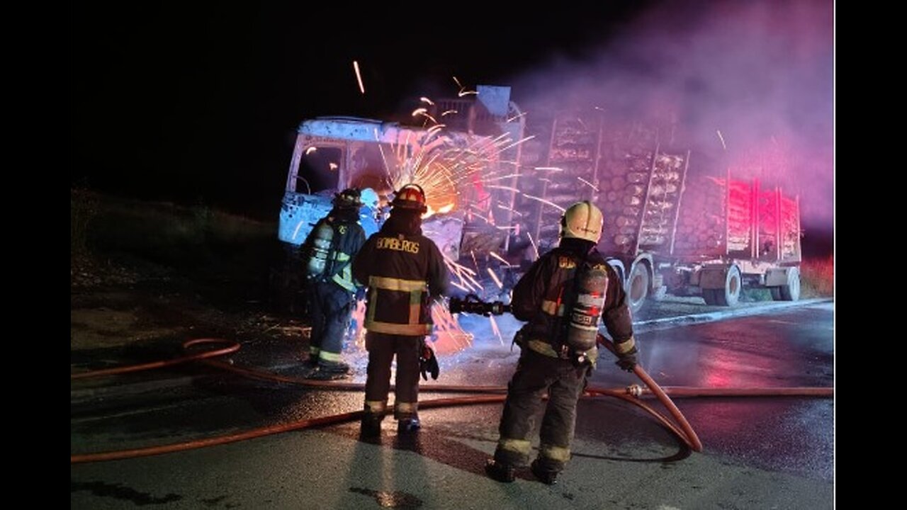 Atentado camión forestal Nueva Imperial