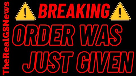 BREAKING NEWS ALERT ‼️ URGENT ORDER WAS DELIVERED