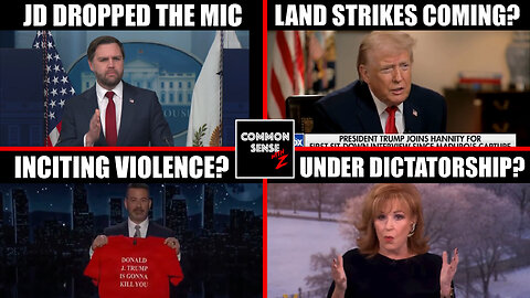 Vance Mic Drop on MN, Trump Cartel Strikes, Kimmel's Violent Shirt, Behar's Dictatorship Fear