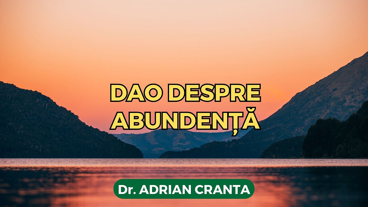 Dao despre abundență