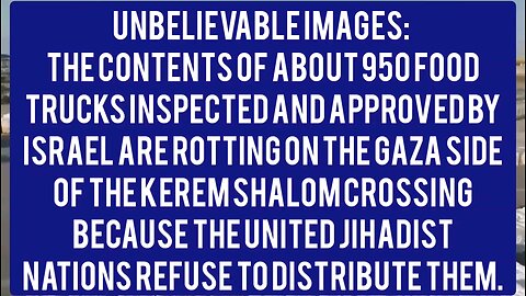 United Jihadist Nations Refuses To Distribute Humanitarian Aid