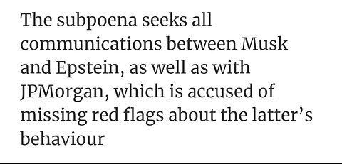 ELON IS DEFLECTING FROM HIS OWN TIES TO EPSTEIN