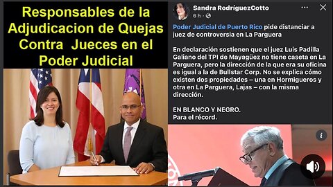 ¡Injusticia en Puerto Rico! Jueces bajo la lupa