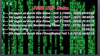 Sie sagen es durch ihre Filme...xxv all-in1 -FAIR USE-Doku X - UPGRADE-VERISON