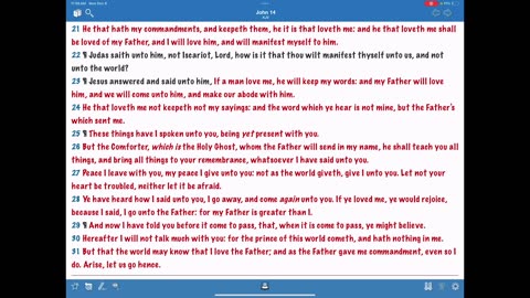 Jesus and His commandments