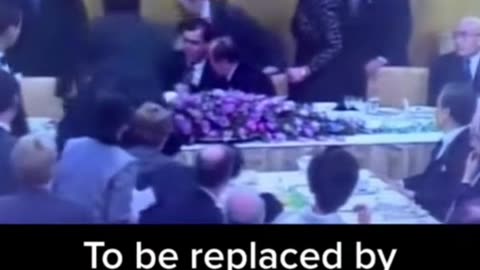 That time president Bush died on live TV