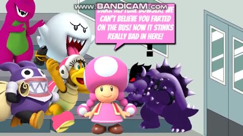 Dark Neptune Bowser Farts On The Bus/Grounded