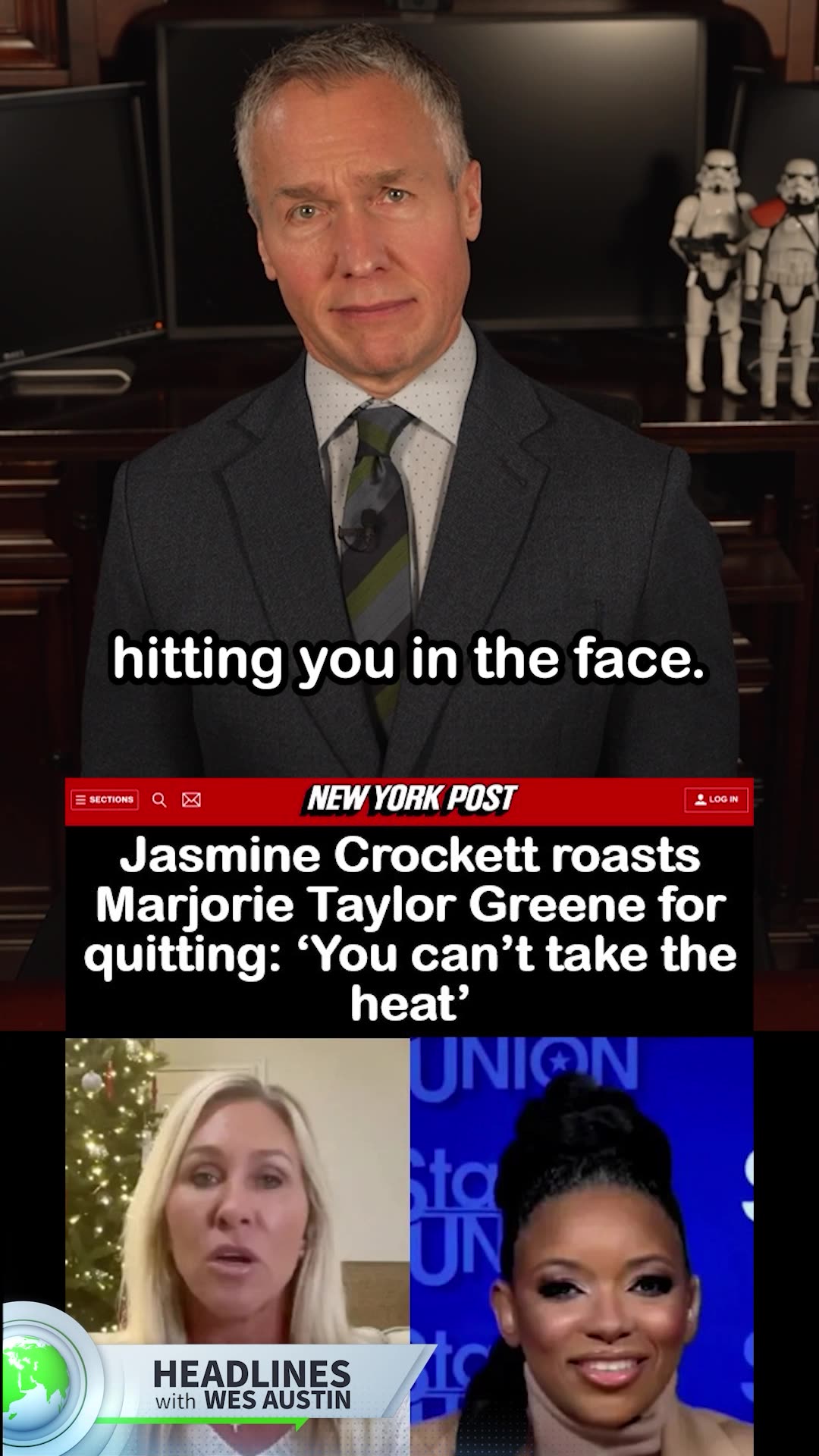 Jasmine Crockett roasts Marjorie Taylor Greene for quitting: ‘You can’t take the heat’