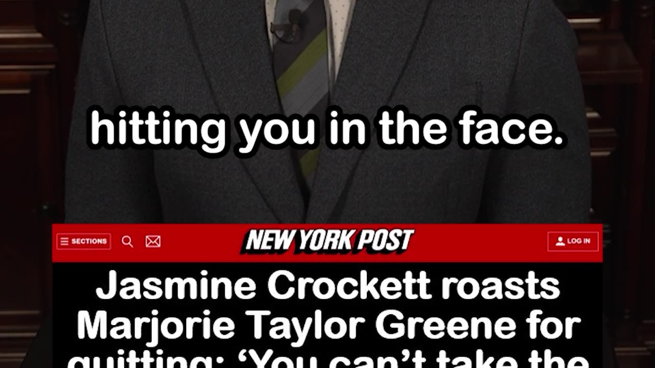 Jasmine Crockett roasts Marjorie Taylor Greene for quitting: ‘You can’t take the heat’