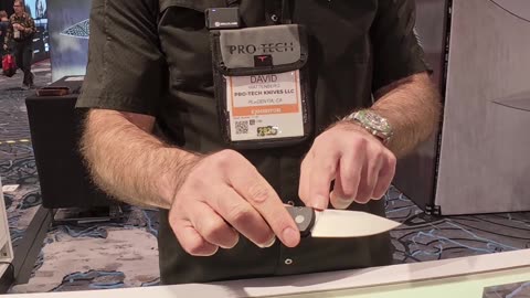 A Button Lock Manual and Automatic Knives - Pro Tech Knives - SHOT Show 2026