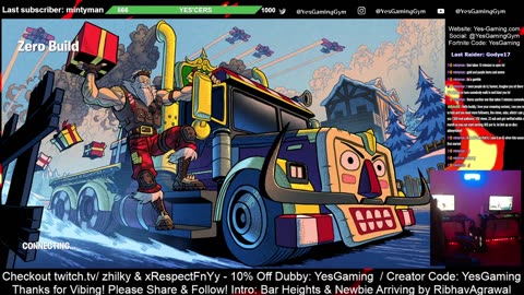 Freefall Frenzy on Fortnite Daily Show with Host DjS Oh YES! Gaming in Fishers