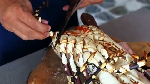 GIANT RAINBOW LOBSTER JELLY Vietnamese Street Food