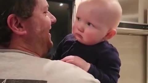 Funny Kid's Reactions To Fresh-Shaven Fathers!